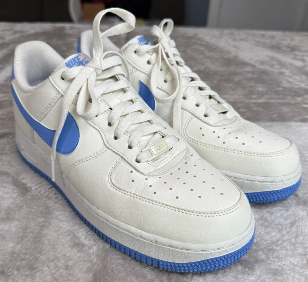 Nike Air Force 1 07 Next Nature Royal Pulse White Blue Sneakers Womens 9.5